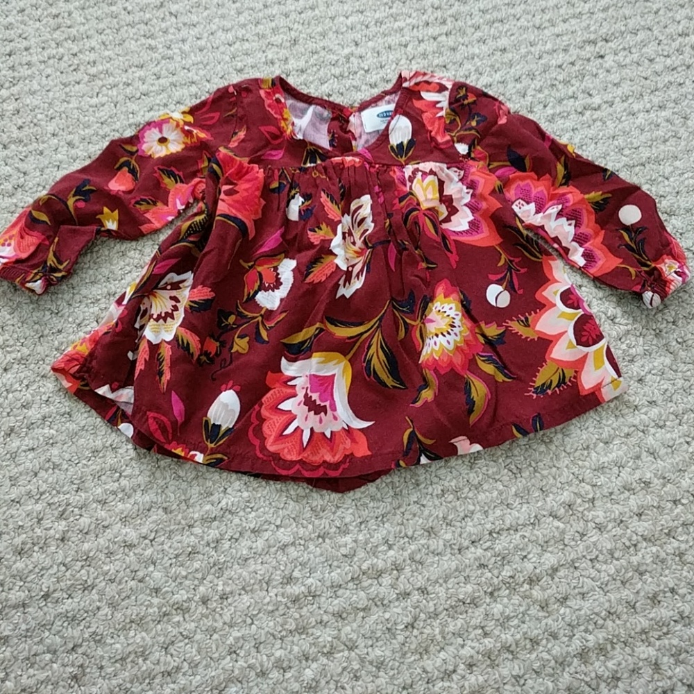 Bohemian flowered shirt